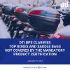 DTI BPS Clarifies Motorcycle Top Boxes and Saddle .